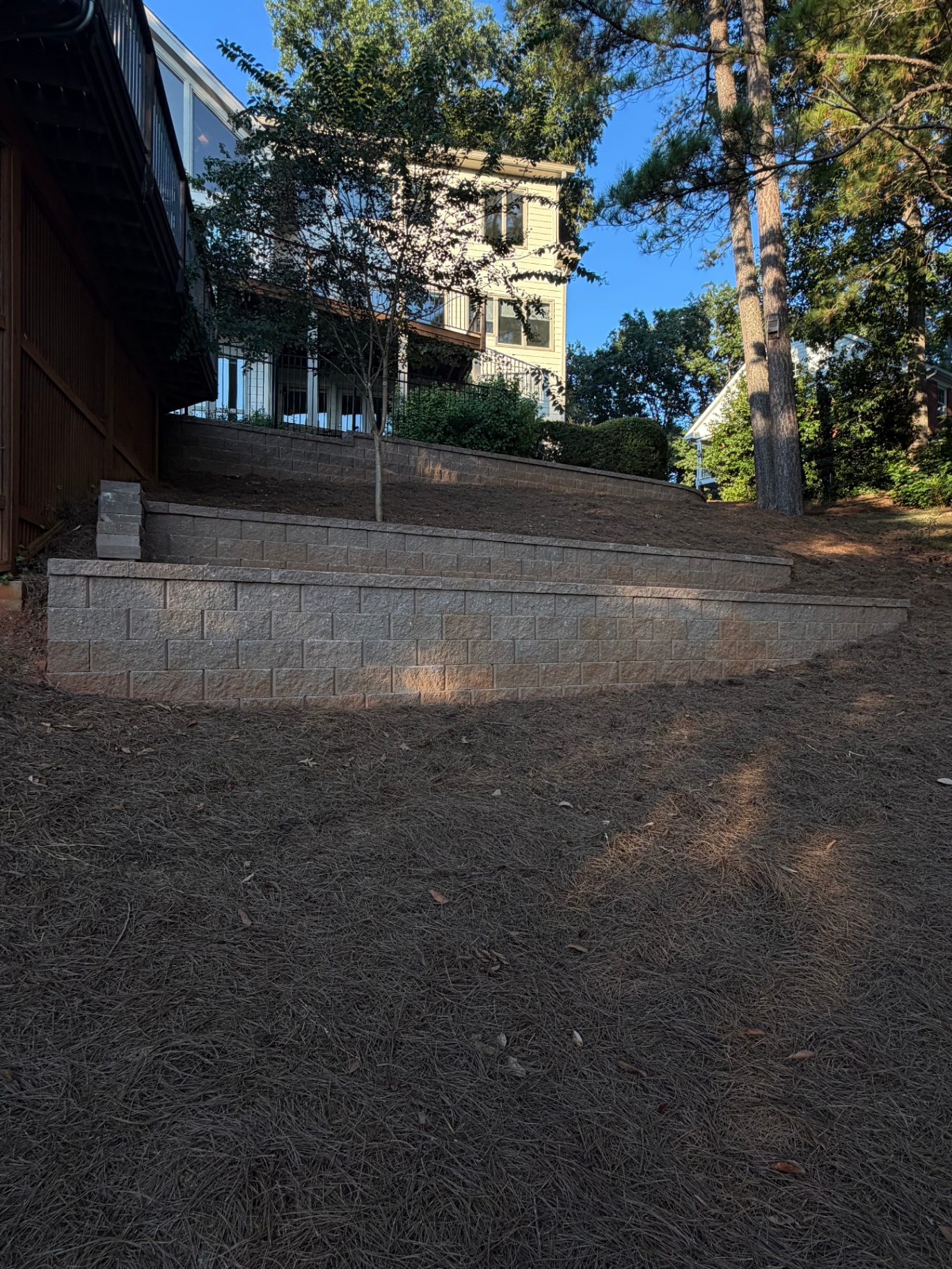 Terraced Retaining Walls